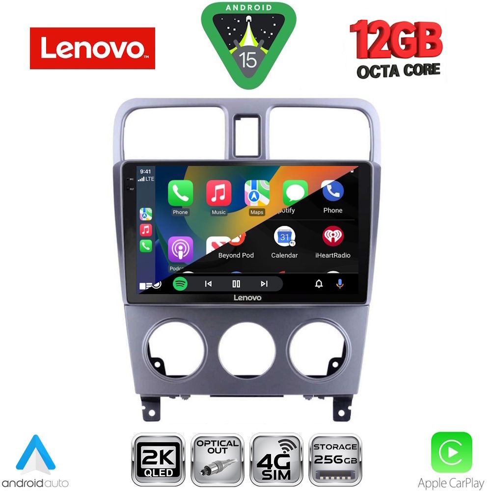 LENOVO SSZ 12661_CPA (9inc) MULTIMEDIA TABLET for SUBARU FORESTER mod. 2002-2008 LENOVO SSZ 12661_CPA (9inc) MULTIMEDIA TABLET for SUBARU FORESTER mod. 2002-2008
