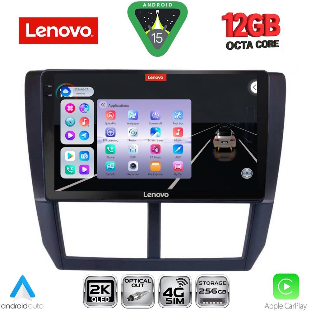 LENOVO SSZ 12662_CPA (9inc) MULTIMEDIA TABLET for SUBARU FORESTER - IMPREZA - XV mod. 2008-2013 LENOVO SSZ 12662_CPA (9inc) MULTIMEDIA TABLET for SUBARU FORESTER - IMPREZA - XV mod. 2008-2013