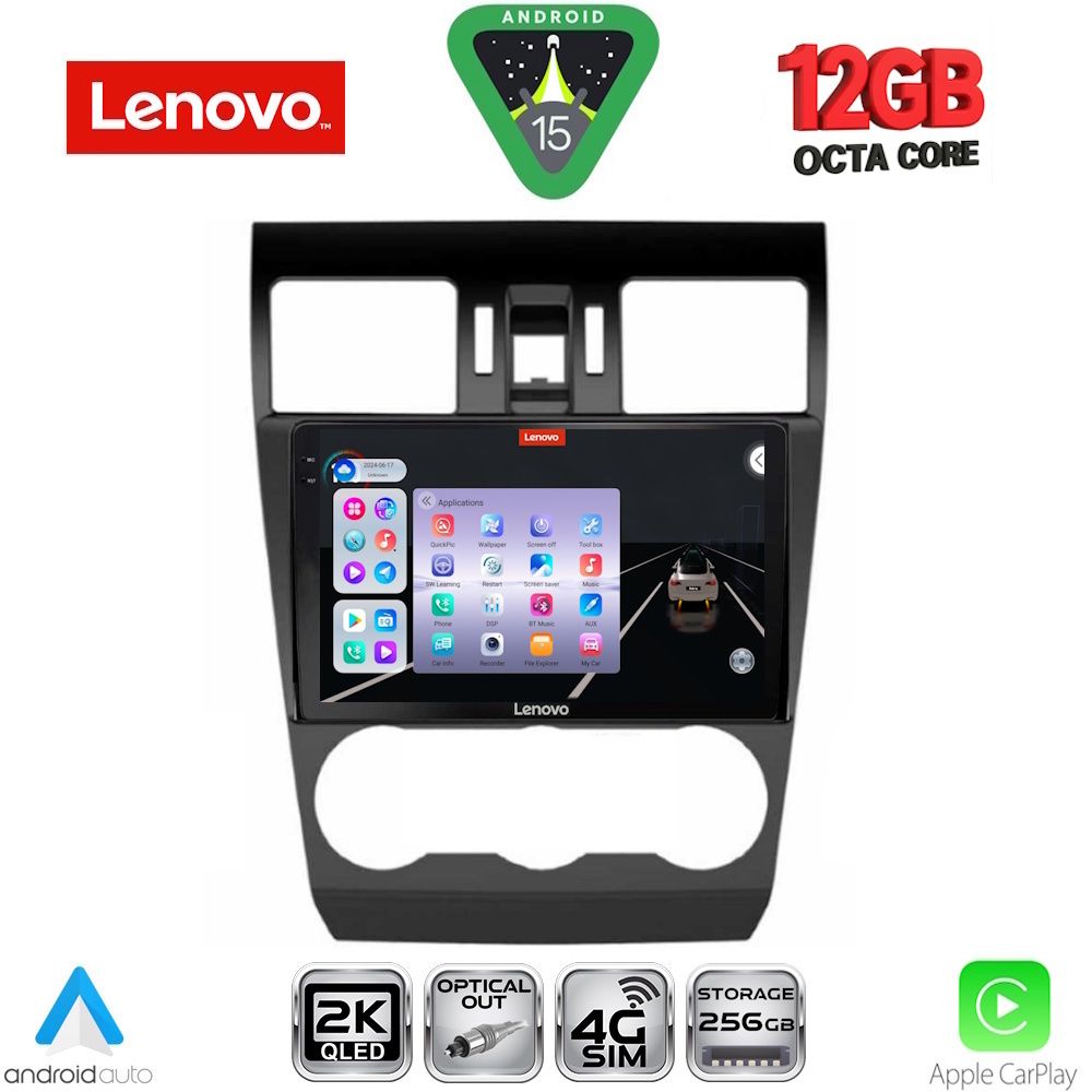 LENOVO SSZ 12663_CPA (9inc) MULTIMEDIA TABLET for SUBARU FORESTER - IMPREZA - XV mod. 2013-2019 LENOVO SSZ 12663_CPA (9inc) MULTIMEDIA TABLET for SUBARU FORESTER - IMPREZA - XV mod. 2013-2019