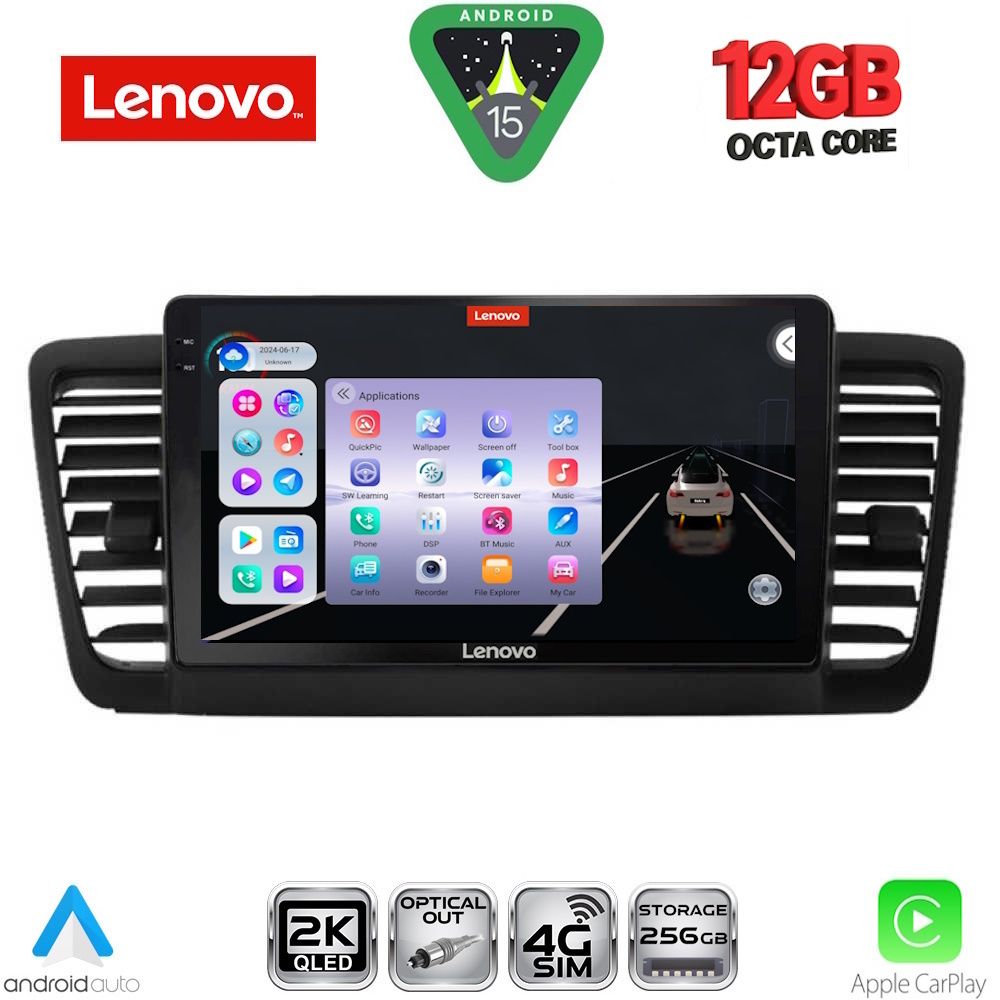 LENOVO SSZ 12665_CPA (9inc) MULTIMEDIA TABLET for SUBARU LEGACY - OUTBACK mod. 2002-2008 LENOVO SSZ 12665_CPA (9inc) MULTIMEDIA TABLET for SUBARU LEGACY - OUTBACK mod. 2002-2008