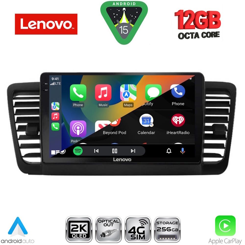 LENOVO SSZ 12665_CPA (9inc) MULTIMEDIA TABLET for SUBARU LEGACY - OUTBACK mod. 2002-2008 LENOVO SSZ 12665_CPA (9inc) MULTIMEDIA TABLET for SUBARU LEGACY - OUTBACK mod. 2002-2008