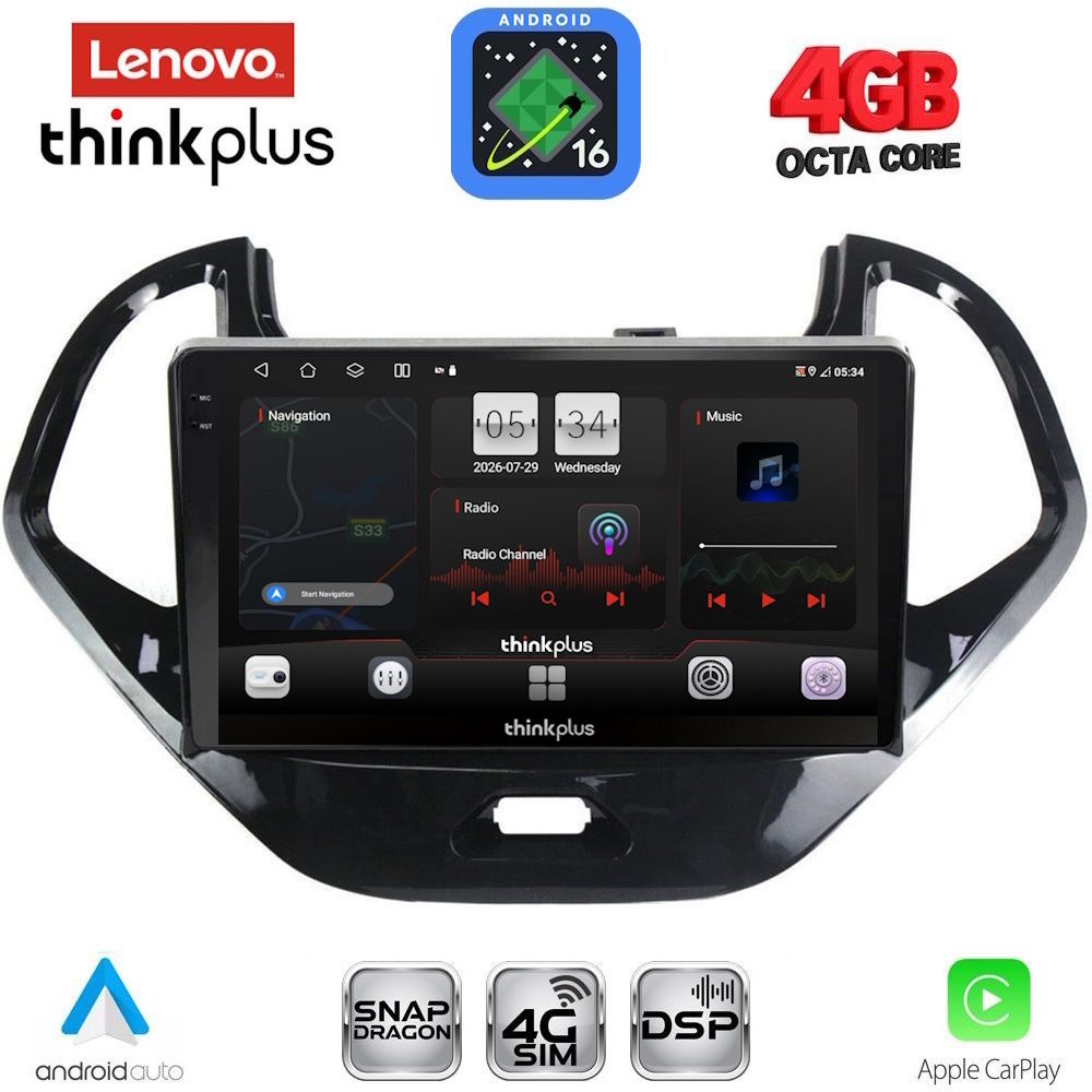 LENOVO LTG 7167SH_CPA (9inc) MULTIMEDIA TABLET for FORD KA mod. 2017-2024 LENOVO LTG 7167SH_CPA (9inc) MULTIMEDIA TABLET for FORD KA mod. 2017-2024