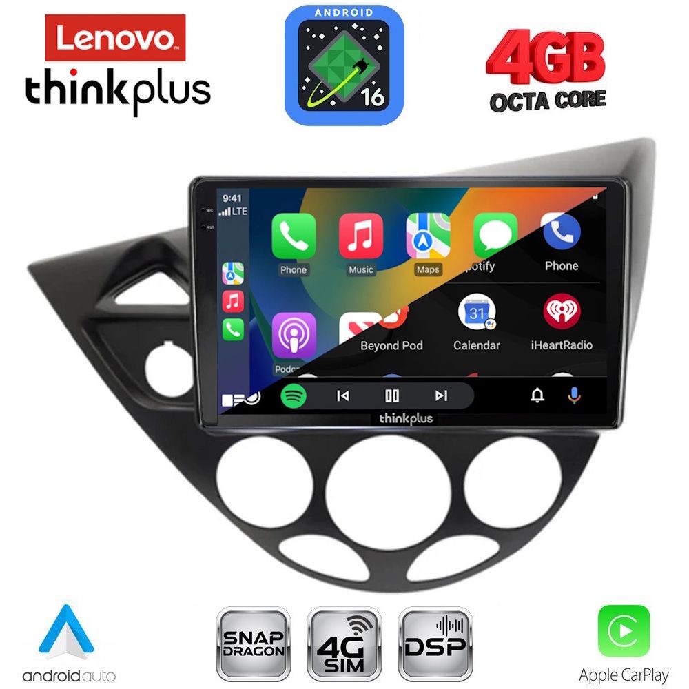 LENOVO LTG 7169_CPA (9inc) MULTIMEDIA TABLET for FORD FOCUS mod. 1998-2004 LENOVO LTG 7169_CPA (9inc) MULTIMEDIA TABLET for FORD FOCUS mod. 1998-2004