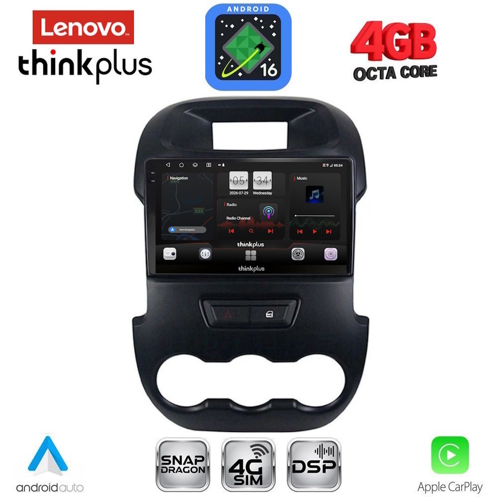 LENOVO LTG 7171_CPA (9inc) MULTIMEDIA TABLET for FORD RANGER mod. 2011-2015 LENOVO LTG 7171_CPA (9inc) MULTIMEDIA TABLET for FORD RANGER mod. 2011-2015
