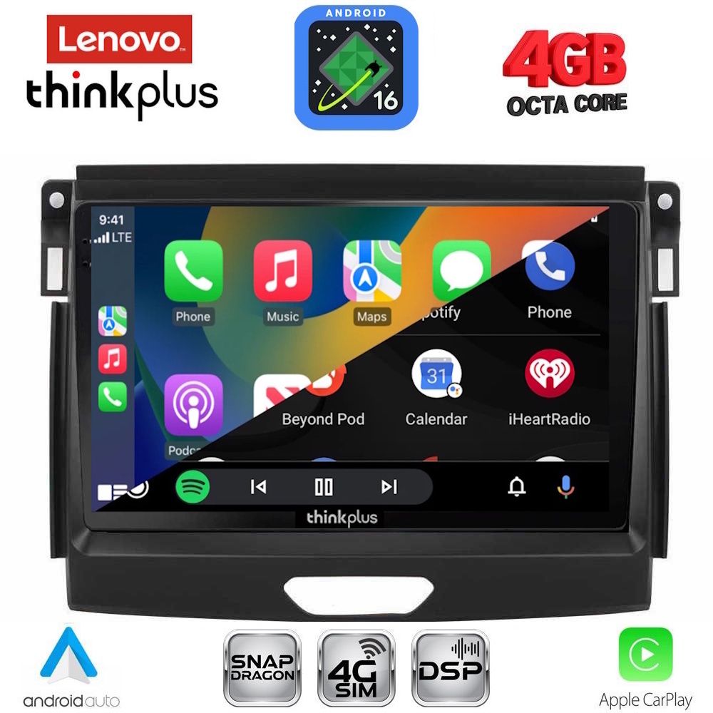LENOVO LTG 7172A_CPA (9inc) MULTIMEDIA TABLET for FORD RANGER mod. 2015-2018 LENOVO LTG 7172A_CPA (9inc) MULTIMEDIA TABLET for FORD RANGER mod. 2015-2018