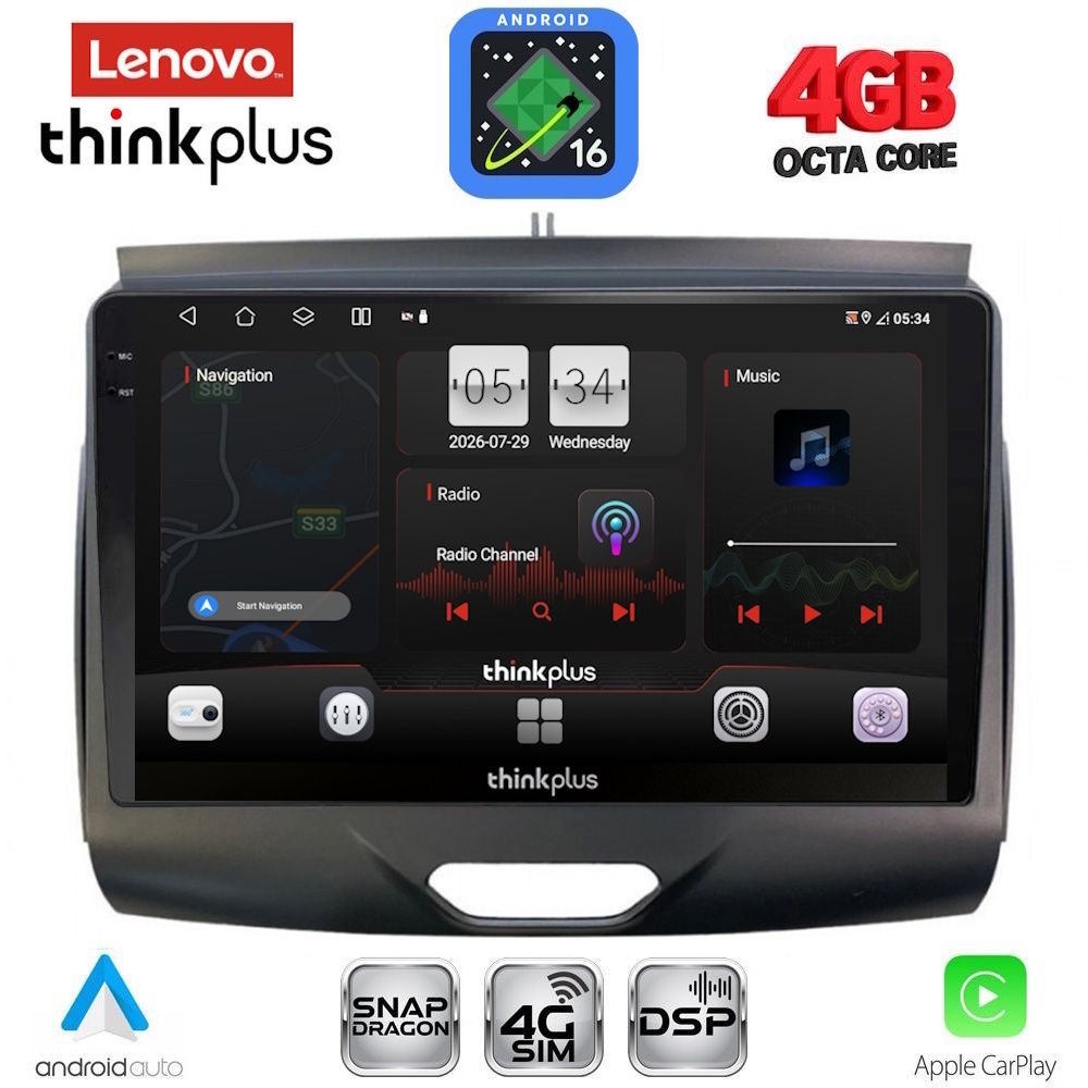 LENOVO LTG 7172B_CPA (9inc) MULTIMEDIA TABLET for FORD RANGER mod. 2015-2018 LENOVO LTG 7172B_CPA (9inc) MULTIMEDIA TABLET for FORD RANGER mod. 2015-2018