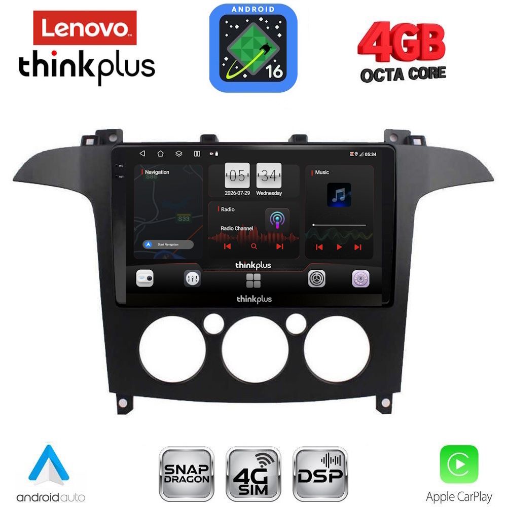 LENOVO LTG 7175_CPA A/C (9inc) MULTIMEDIA TABLET for FORD SMAX mod. 2006-2014 LENOVO LTG 7175_CPA A/C (9inc) MULTIMEDIA TABLET for FORD SMAX mod. 2006-2014