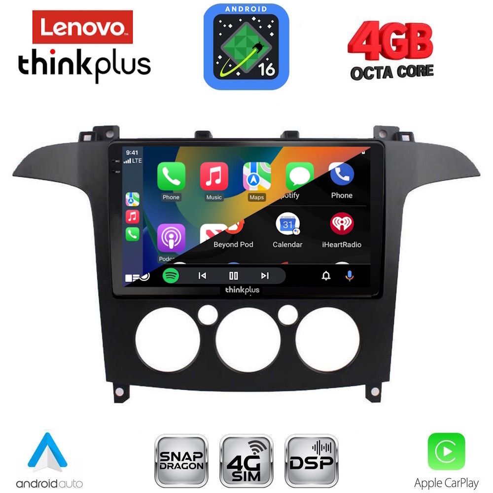 LENOVO LTG 7175_CPA A/C (9inc) MULTIMEDIA TABLET for FORD SMAX mod. 2006-2014 LENOVO LTG 7175_CPA A/C (9inc) MULTIMEDIA TABLET for FORD SMAX mod. 2006-2014