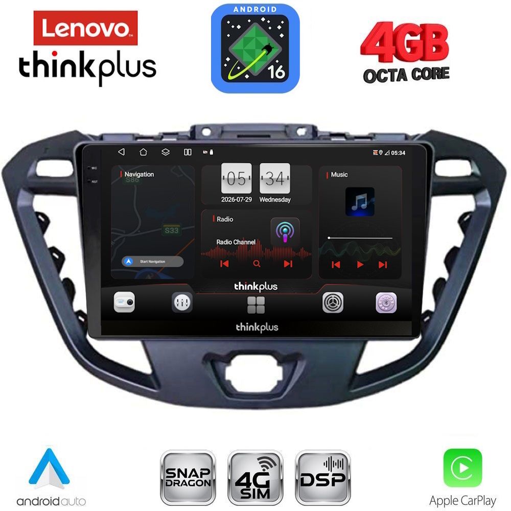 LENOVO LTG 7177_CPA (9inc) MULTIMEDIA TABLET for FORD TRANSIT CUSTOM | TOURNEO CUSTOM mod. 2013-2019 LENOVO LTG 7177_CPA (9inc) MULTIMEDIA TABLET for FORD TRANSIT CUSTOM | TOURNEO CUSTOM mod. 2013-2019