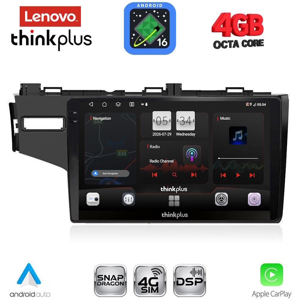 LENOVO LTG 7212_CPA (10inc) MULTIMEDIA TABLET for HONDA JAZZ mod. 2013-2019 LENOVO LTG 7212_CPA (10inc) MULTIMEDIA TABLET for HONDA JAZZ mod. 2013-2019