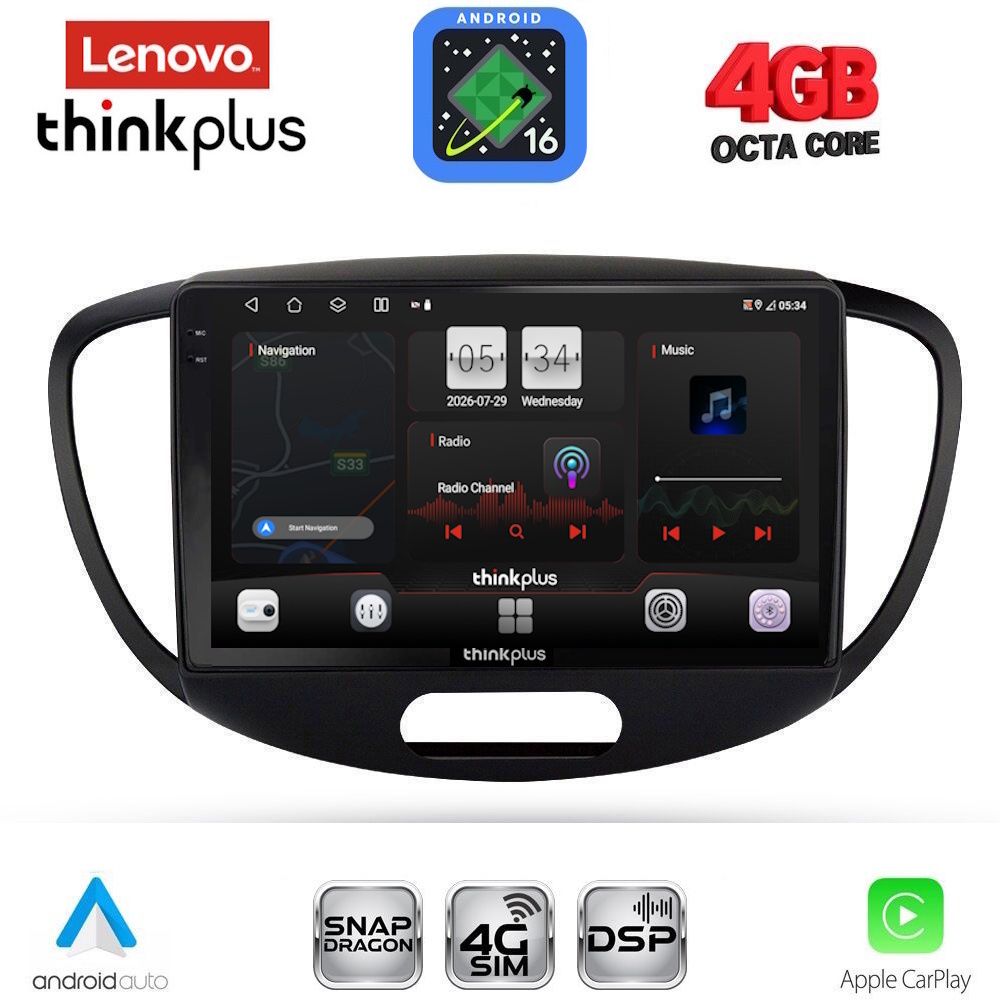 LENOVO LTG 7223_CPA (9inc) MULTIMEDIA TABLET for HYUNDAI i10 mod. 2008-2013 LENOVO LTG 7223_CPA (9inc) MULTIMEDIA TABLET for HYUNDAI i10 mod. 2008-2013