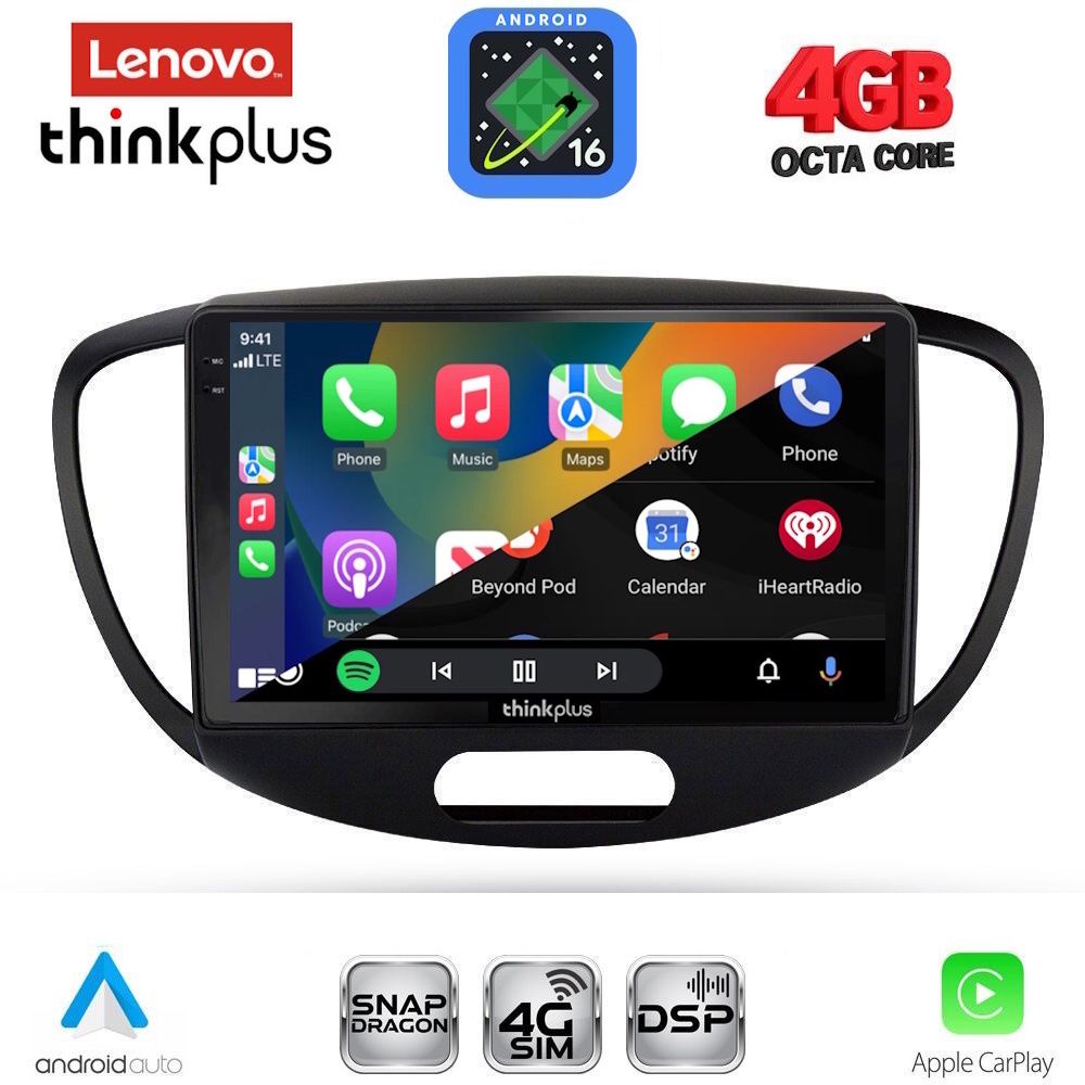 LENOVO LTG 7223_CPA (9inc) MULTIMEDIA TABLET for HYUNDAI i10 mod. 2008-2013 LENOVO LTG 7223_CPA (9inc) MULTIMEDIA TABLET for HYUNDAI i10 mod. 2008-2013