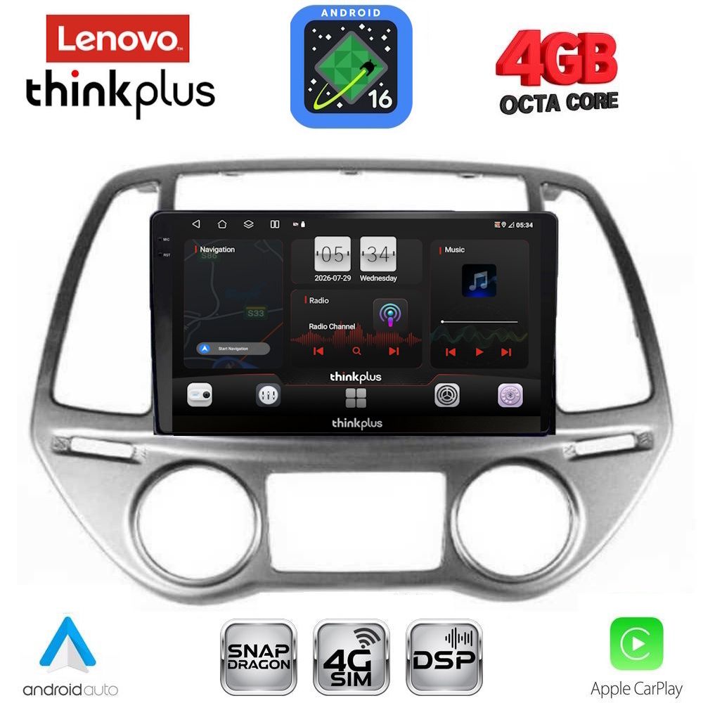 LENOVO LTG 7227_CPA CLIMA (9inc) MULTIMEDIA TABLET for HYUNDAI i20 mod. 2008-2012 LENOVO LTG 7227_CPA CLIMA (9inc) MULTIMEDIA TABLET for HYUNDAI i20 mod. 2008-2012