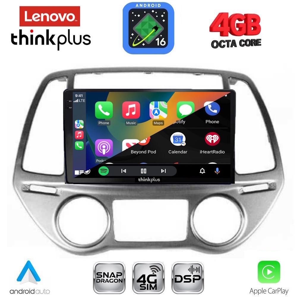 LENOVO LTG 7227_CPA CLIMA (9inc) MULTIMEDIA TABLET for HYUNDAI i20 mod. 2008-2012 LENOVO LTG 7227_CPA CLIMA (9inc) MULTIMEDIA TABLET for HYUNDAI i20 mod. 2008-2012