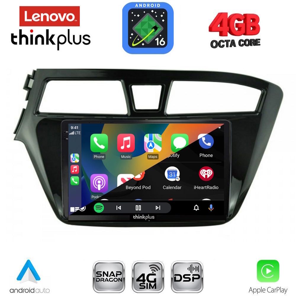 LENOVO LTG 7229_CPA (9inc) MULTIMEDIA TABLET for HYUNDAI i20 mod. 2014-2018 LENOVO LTG 7229_CPA (9inc) MULTIMEDIA TABLET for HYUNDAI i20 mod. 2014-2018