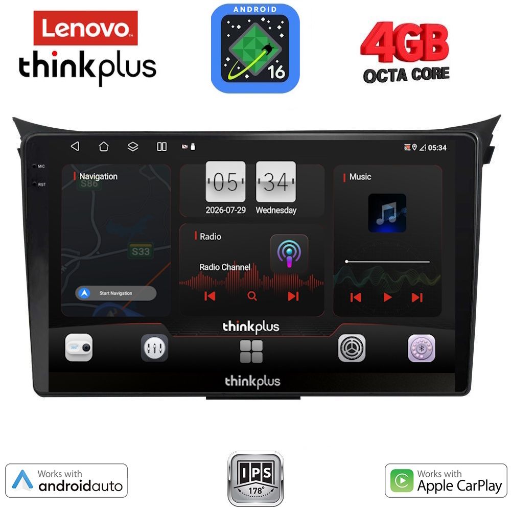 LENOVO LTG 7232_CPA (9inc) MULTIMEDIA TABLET for HYUNDAI i30 mod. 2012-2017 LENOVO LTG 7232_CPA (9inc) MULTIMEDIA TABLET for HYUNDAI i30 mod. 2012-2017