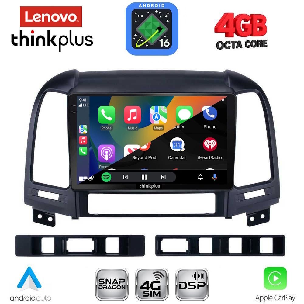 LENOVO LTG 7239_CPA (9inc) MULTIMEDIA TABLET for HYUNDAI SANTA FE mod. 2005-2013 LENOVO LTG 7239_CPA (9inc) MULTIMEDIA TABLET for HYUNDAI SANTA FE mod. 2005-2013