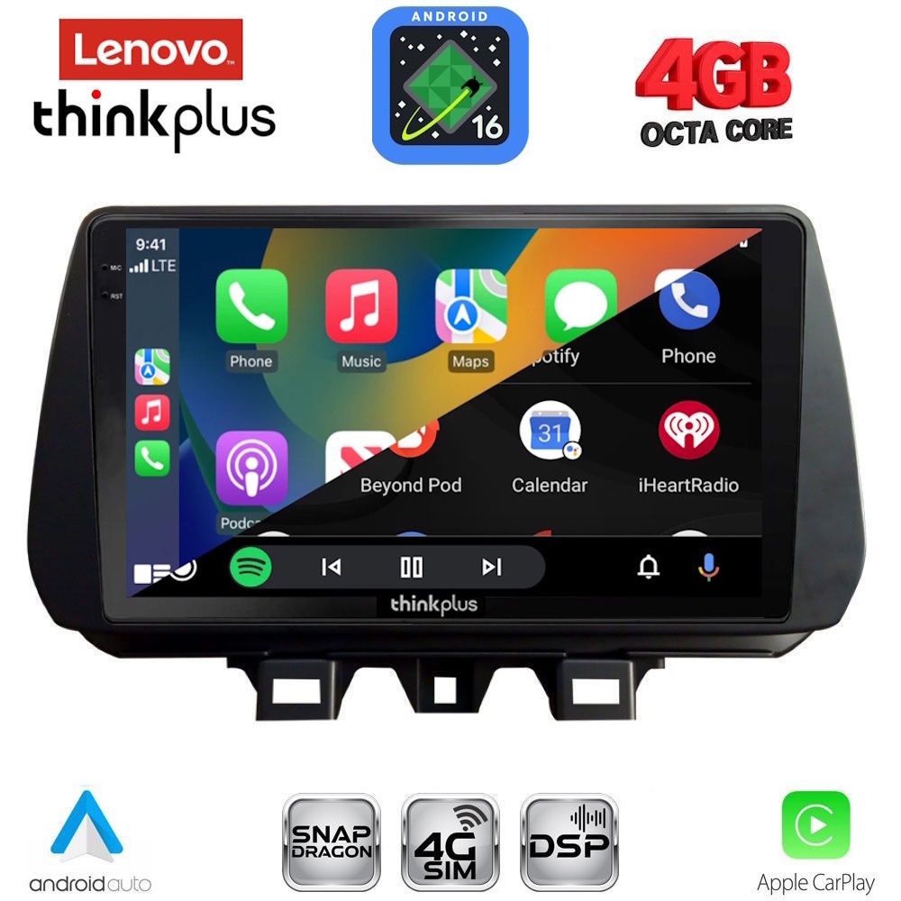 LENOVO LTG 7244_CPA (9inc) MULTIMEDIA TABLET for HYUNDAI TUCSON mod. 2019-2023 LENOVO LTG 7244_CPA (9inc) MULTIMEDIA TABLET for HYUNDAI TUCSON mod. 2019-2023