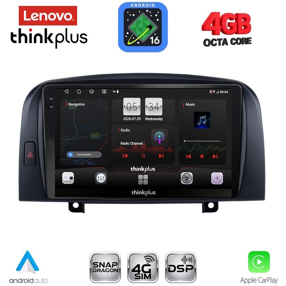 LENOVO LTG 7248_CPA (9inc) MULTIMEDIA TABLET for HYUNDAI SONATA mod. 2006-2009 LENOVO LTG 7248_CPA (9inc) MULTIMEDIA TABLET for HYUNDAI SONATA mod. 2006-2009