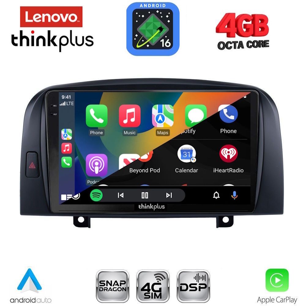 LENOVO LTG 7248_CPA (9inc) MULTIMEDIA TABLET for HYUNDAI SONATA mod. 2006-2009 LENOVO LTG 7248_CPA (9inc) MULTIMEDIA TABLET for HYUNDAI SONATA mod. 2006-2009