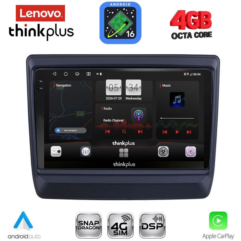 LENOVO LTG 7256_CPA (9inc) MULTIMEDIA TABLET for ISUZU DMAX mod. 2020-2026 LENOVO LTG 7256_CPA (9inc) MULTIMEDIA TABLET for ISUZU DMAX mod. 2020-2026