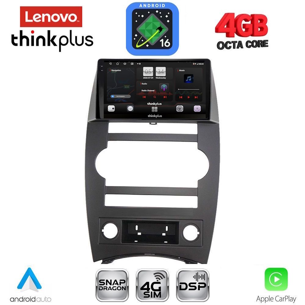 LENOVO LTG 7274_CPA (9inc) MULTIMEDIA TABLET for JEEP COMMANDER mod. 2007-2009 LENOVO LTG 7274_CPA (9inc) MULTIMEDIA TABLET for JEEP COMMANDER mod. 2007-2009