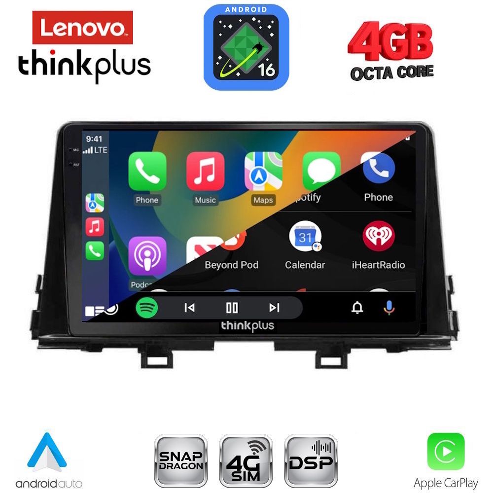 LENOVO LTG 7310_CPA (9inc) MULTIMEDIA TABLET for KIA PICANTO mod. 2021-2026 LENOVO LTG 7310_CPA (9inc) MULTIMEDIA TABLET for KIA PICANTO mod. 2021-2026
