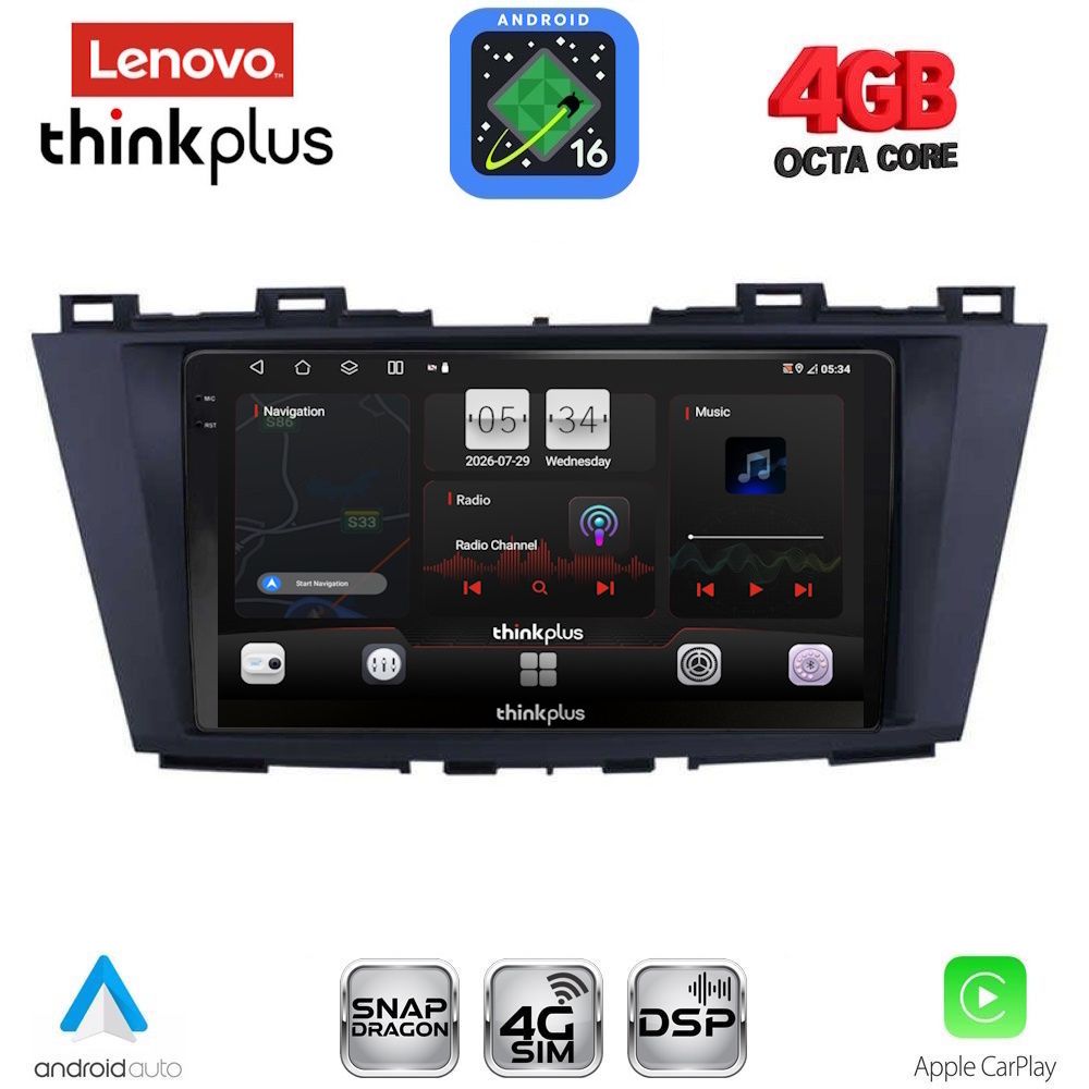 LENOVO LTG 7371_CPA (9inc) MULTIMEDIA TABLET for MAZDA 5 mod. 2011-2020 LENOVO LTG 7371_CPA (9inc) MULTIMEDIA TABLET for MAZDA 5 mod. 2011-2020