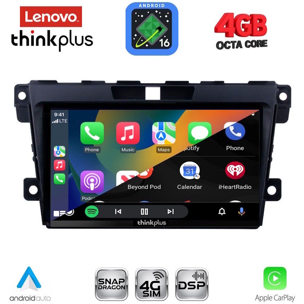 LENOVO LTG 7389_CPA (9inc) MULTIMEDIA TABLET for MAZDA CX7 mod. 2006-2012 LENOVO LTG 7389_CPA (9inc) MULTIMEDIA TABLET for MAZDA CX7 mod. 2006-2012