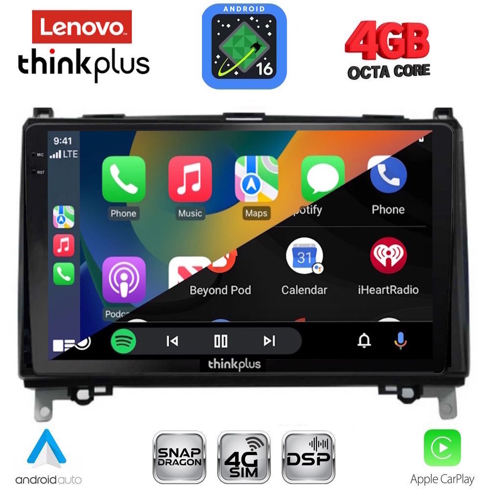 LENOVO LTG 7400_CPA (9inc) MULTIMEDIA TABLET for MERCEDES A – B -SPRINTER – VITO mod. 2007-2020 LENOVO LTG 7400_CPA (9inc) MULTIMEDIA TABLET for MERCEDES A – B -SPRINTER – VITO mod. 2007-2020