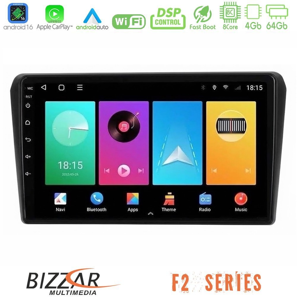 Bizzar F2 Series 8Core Android16 4+64GB Toyota Avensis T25 02/2003–2008 Navigation Multimedia Tablet 9 Bizzar F2 Series 8Core Android16 4+64GB Toyota Avensis T25 02/2003–2008 Navigation Multimedia Tablet 9