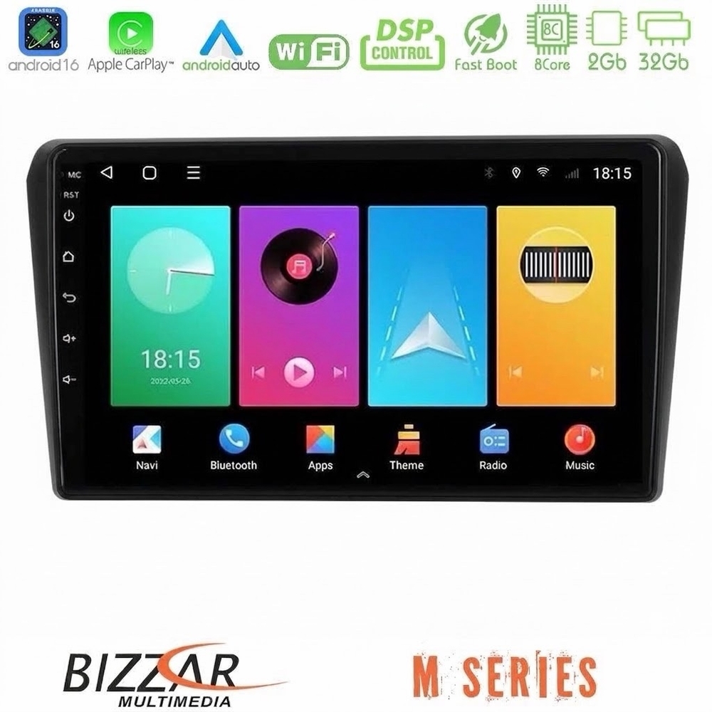 Bizzar M Series 8Core Android16 2+32GB Toyota Avensis T25 02/2003–2008 Navigation Multimedia Tablet 9 Bizzar M Series 8Core Android16 2+32GB Toyota Avensis T25 02/2003–2008 Navigation Multimedia Tablet 9