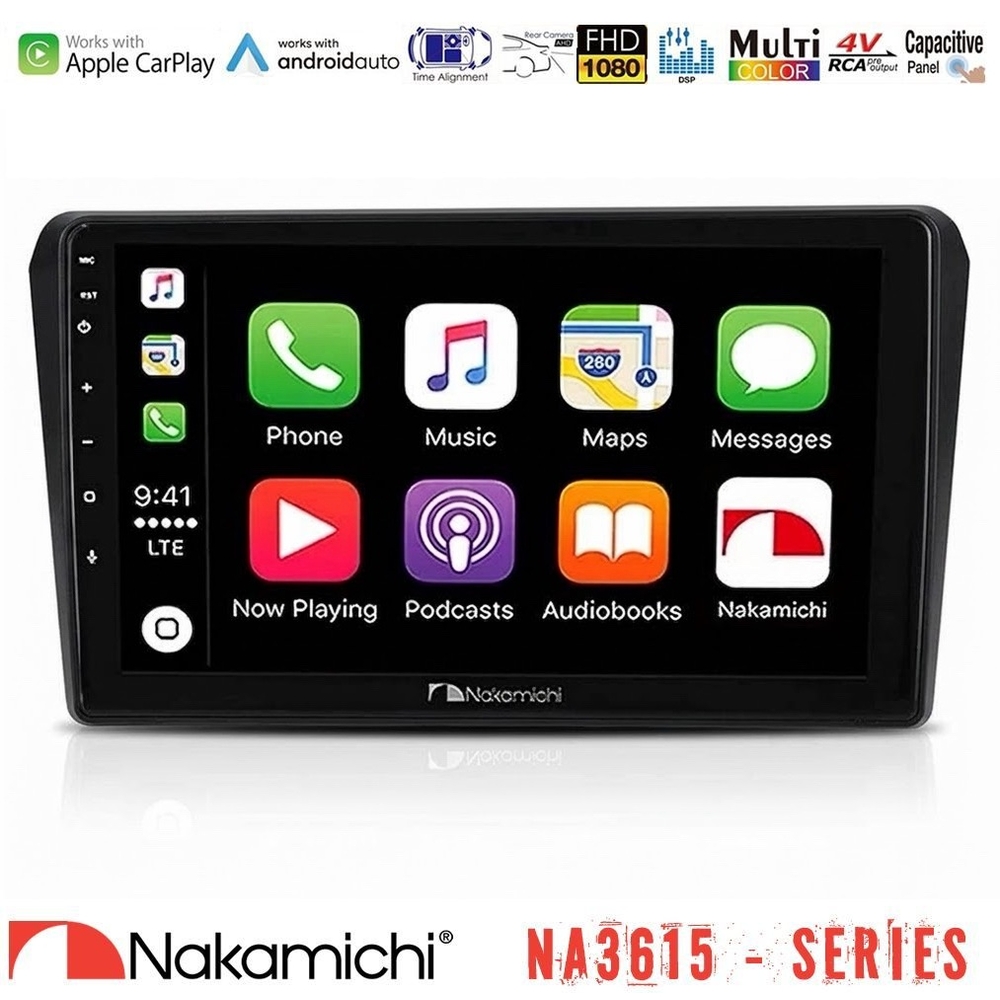 Nakamichi NA3615 Series Με Wireless Carplay & Android Auto Toyota Avensis T25 02/2003–2008 Media Station Tablet 9 Nakamichi NA3615 Series Με Wireless Carplay & Android Auto Toyota Avensis T25 02/2003–2008 Media Station Tablet 9