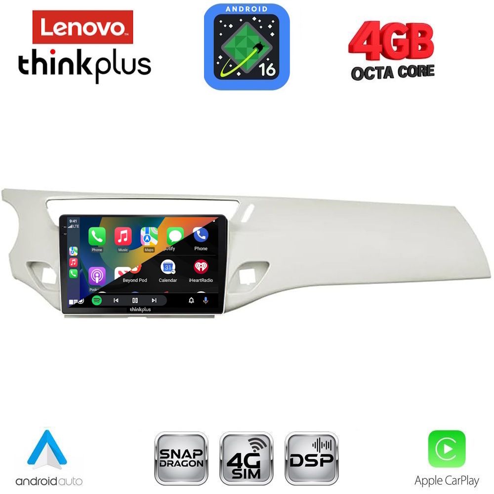 LENOVO LTG 7092WH_CPA (9inc) MULTIMEDIA TABLET for CITROEN C3 - DS3 mod. 2009-2016 (WHITE) LENOVO LTG 7092WH_CPA (9inc) MULTIMEDIA TABLET for CITROEN C3 - DS3 mod. 2009-2016 (WHITE)