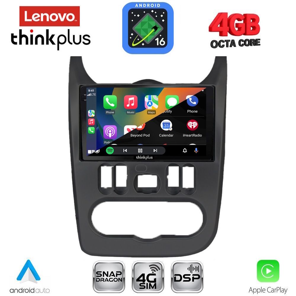 LENOVO LTG 7101BL_CPA (9inc) MULTIMEDIA TABLET for DACIA DUSTER – LOGAN – SANDERO mod. 2006-2012 (BLACK) LENOVO LTG 7101BL_CPA (9inc) MULTIMEDIA TABLET for DACIA DUSTER – LOGAN – SANDERO mod. 2006-2012 (BLACK)