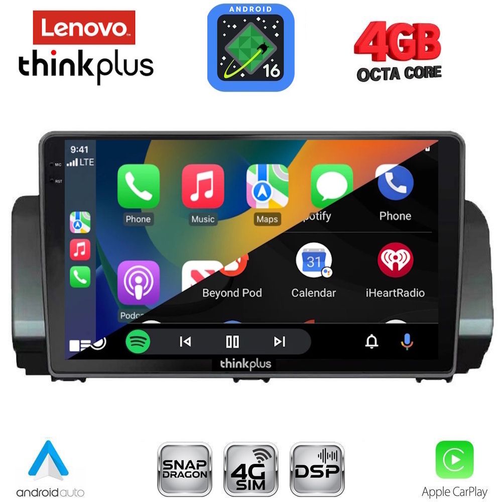 LENOVO LTG 7109_CPA (10inc) MULTIMEDIA TABLET for DACIA LOGAN - SANDERO - JOGGER mod. 2020+ LENOVO LTG 7109_CPA (10inc) MULTIMEDIA TABLET for DACIA LOGAN - SANDERO - JOGGER mod. 2020+