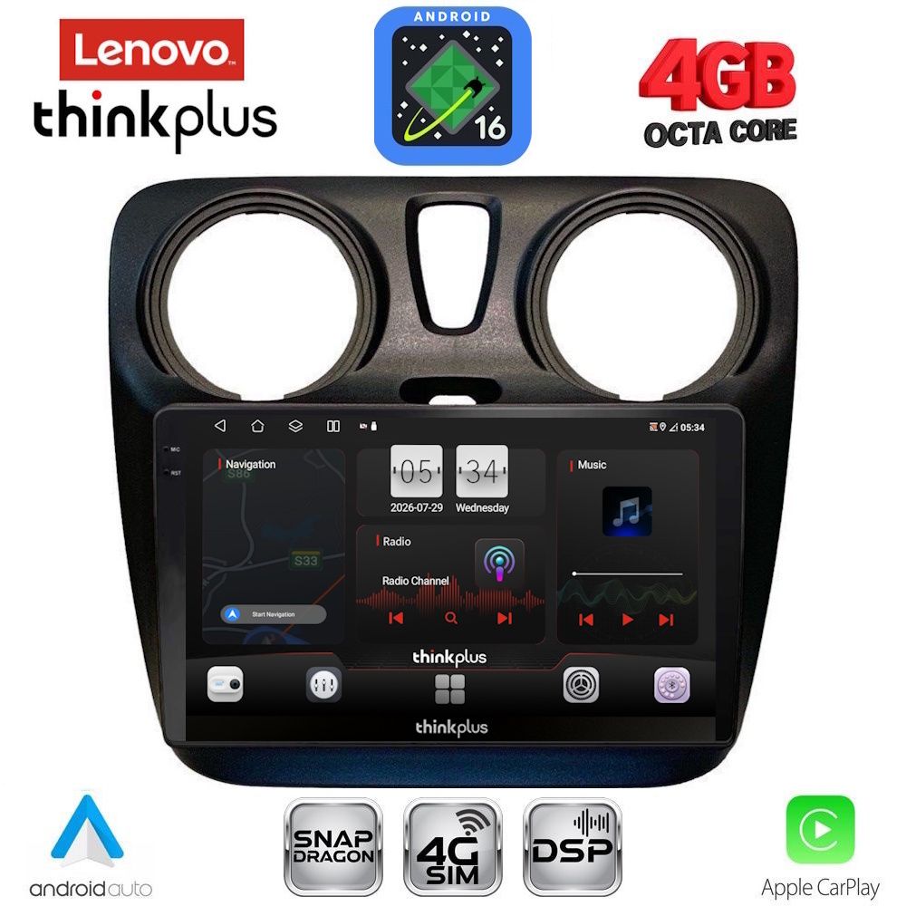 LENOVO LTG 7112_CPA (9inc) MULTIMEDIA TABLET for DACIA DOKKER 2012-2022 LENOVO LTG 7112_CPA (9inc) MULTIMEDIA TABLET for DACIA DOKKER 2012-2022