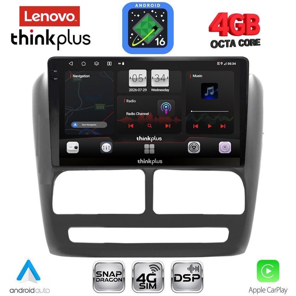 LENOVO LTG 7137_CPA (9inc) MULTIMEDIA TABLET for FIAT DOBLO mod. 2010-2015 LENOVO LTG 7137_CPA (9inc) MULTIMEDIA TABLET for FIAT DOBLO mod. 2010-2015