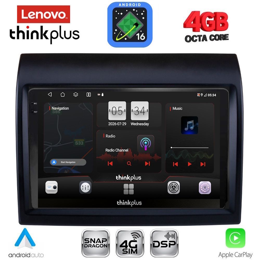 LENOVO LTG 7141_CPA (9inc) MULTIMEDIA TABLET for FIAT DUCATO – CITROEN JUMPER – PEUGEOT BOXER mod. 2011-2021 LENOVO LTG 7141_CPA (9inc) MULTIMEDIA TABLET for FIAT DUCATO – CITROEN JUMPER – PEUGEOT BOXER mod. 2011-2021