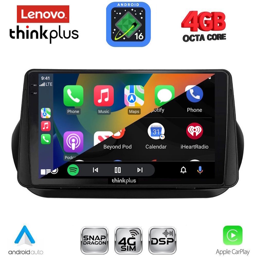 LENOVO LTG 7142_CPA (9inc) MULTIMEDIA TABLET for CITROEN – FIAT – PEUGEOT mod. 2008-2018 LENOVO LTG 7142_CPA (9inc) MULTIMEDIA TABLET for CITROEN – FIAT – PEUGEOT mod. 2008-2018