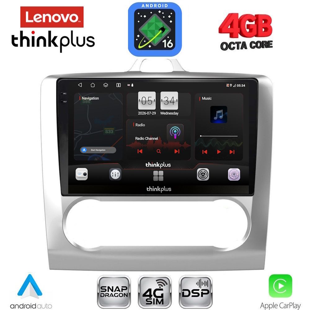 LENOVO LTG 7156SL_CPA CLIMA (9inc) MULTIMEDIA TABLET for FORD FOCUS mod. 2005-2012 (SILVER) LENOVO LTG 7156SL_CPA CLIMA (9inc) MULTIMEDIA TABLET for FORD FOCUS mod. 2005-2012 (SILVER)