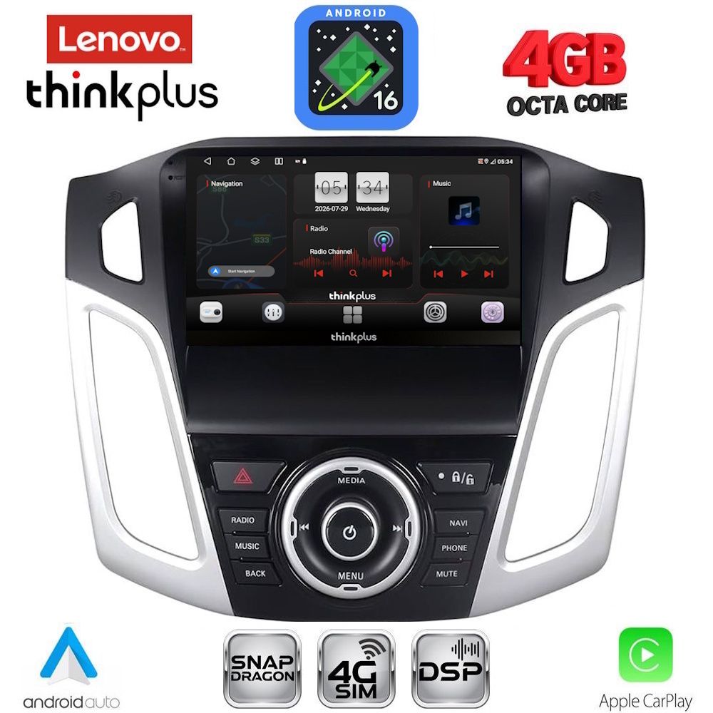 LENOVO LTG 7157_CPA (9inc) MULTIMEDIA TABLET for FORD FOCUS mod. 2011-2018 LENOVO LTG 7157_CPA (9inc) MULTIMEDIA TABLET for FORD FOCUS mod. 2011-2018