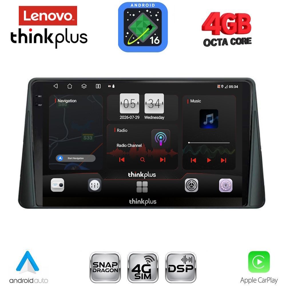 LENOVO LTG 7158_CPA (9inc) MULTIMEDIA TABLET for FORD FOCUS mod. 2019-2025 LENOVO LTG 7158_CPA (9inc) MULTIMEDIA TABLET for FORD FOCUS mod. 2019-2025