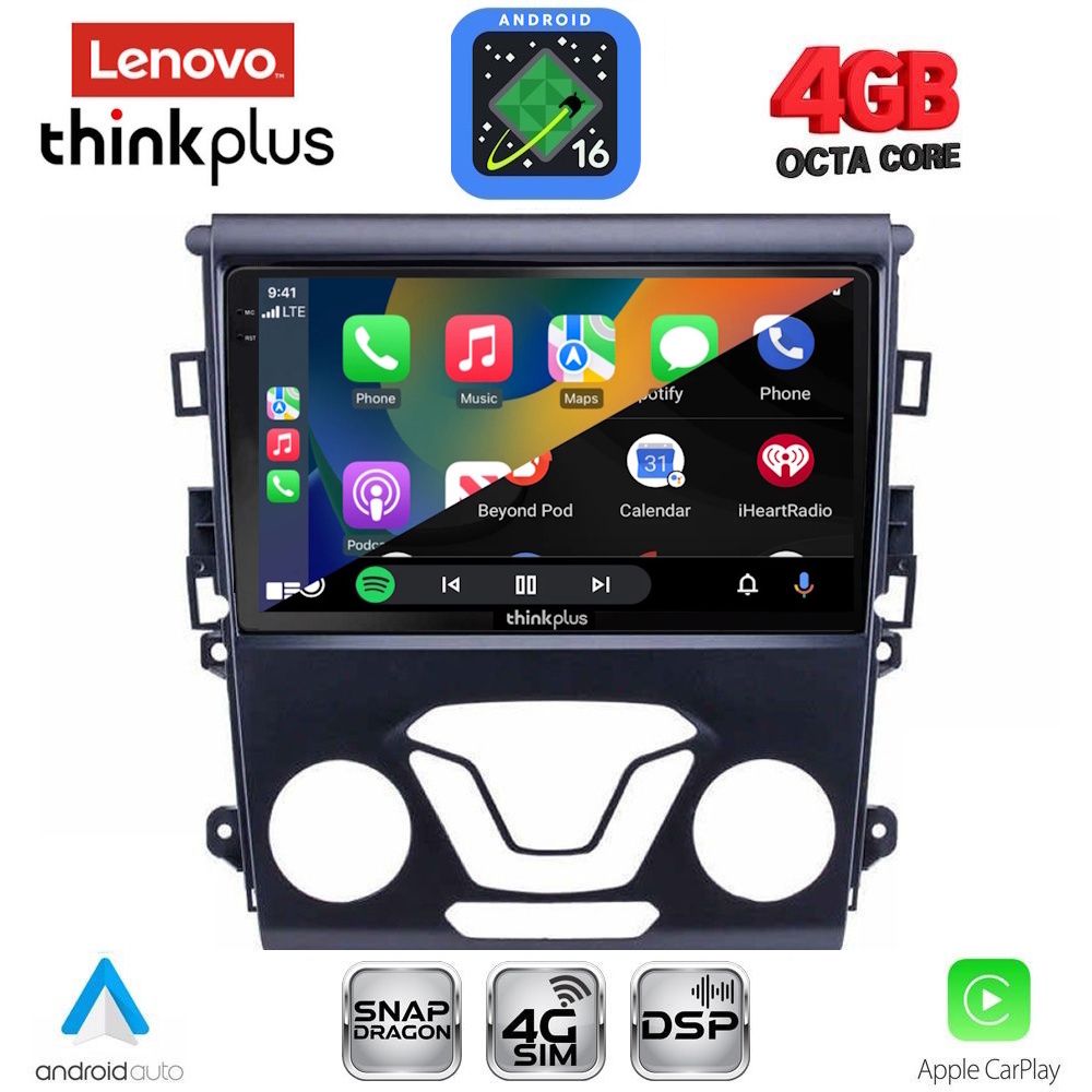 LENOVO LTG 7164_CPA A/C (9inc) MULTIMEDIA TABLET for FORD MONDEO mod. 2014-2023 LENOVO LTG 7164_CPA A/C (9inc) MULTIMEDIA TABLET for FORD MONDEO mod. 2014-2023