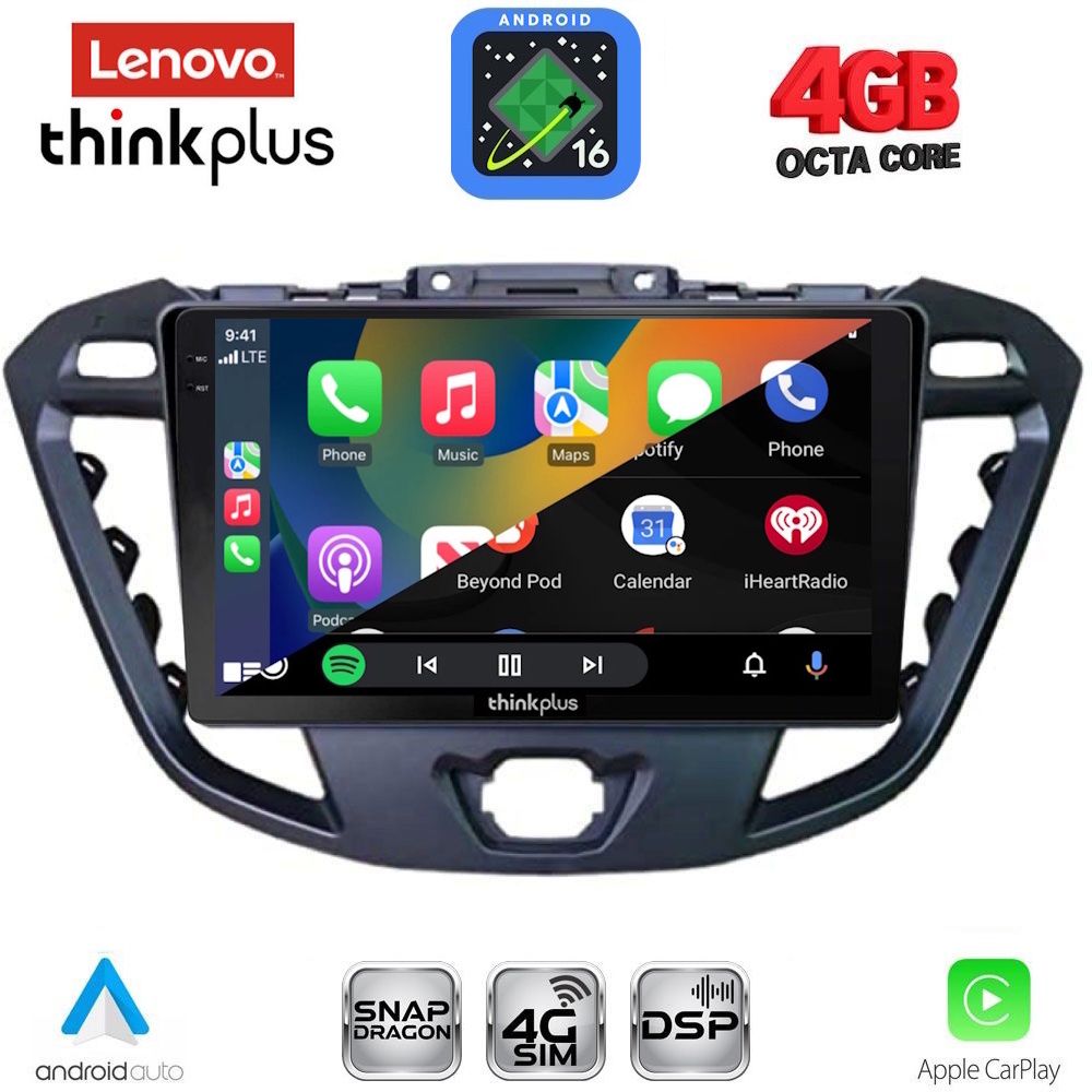 LENOVO LTG 7158_CPA (9inc) MULTIMEDIA TABLET for FORD FOCUS mod. 2019-2025 LENOVO LTG 7158_CPA (9inc) MULTIMEDIA TABLET for FORD FOCUS mod. 2019-2025