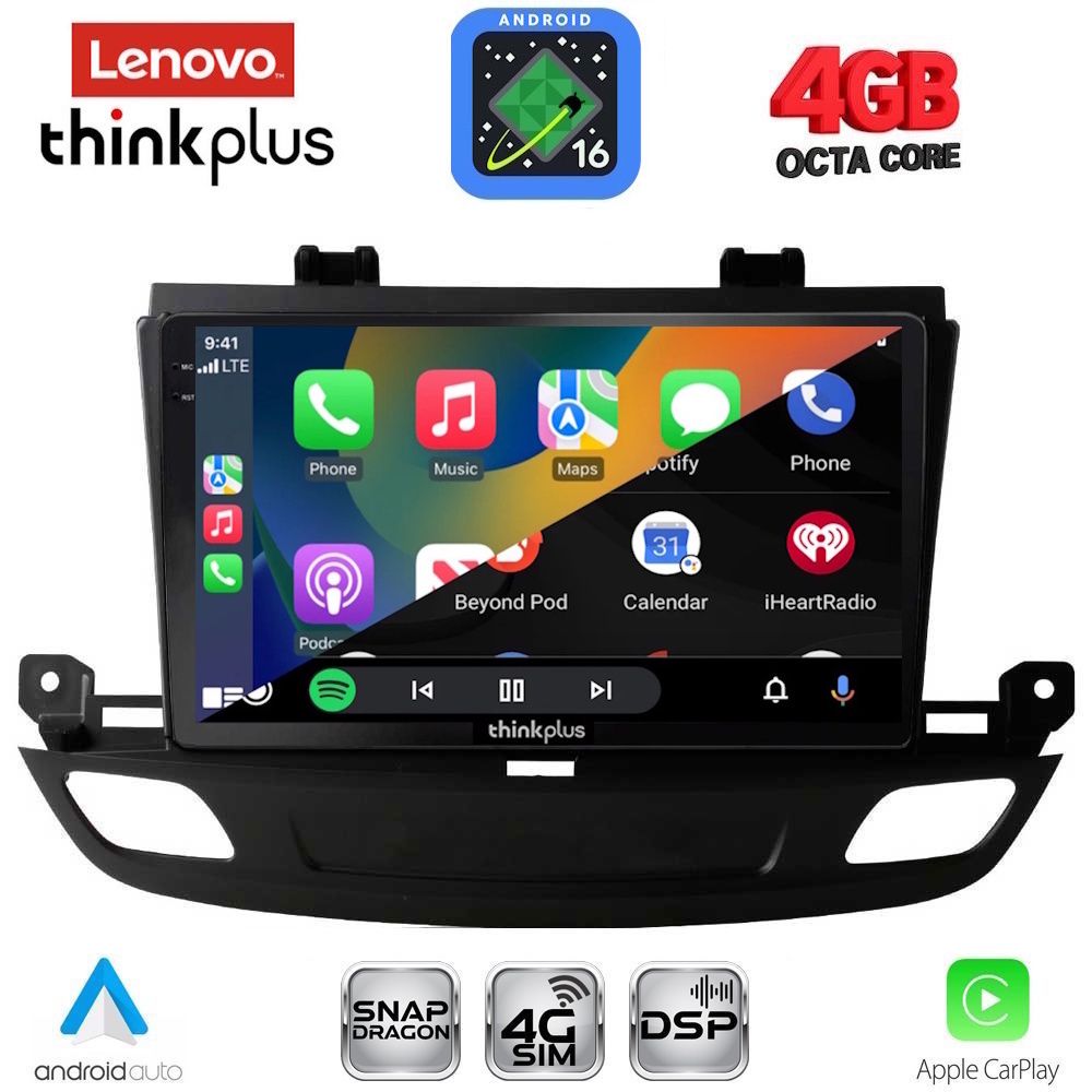 LENOVO LTG 7493_CPA (9inc) MULTIMEDIA TABLET for OPEL INSIGNIA mod. 2018-2024 LENOVO LTG 7493_CPA (9inc) MULTIMEDIA TABLET for OPEL INSIGNIA mod. 2018-2024