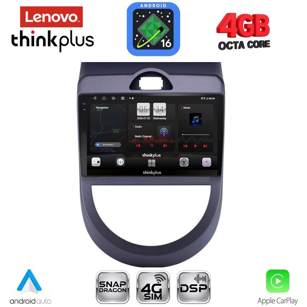LENOVO LTG 7320_CPA (9inc) MULTIMEDIA TABLET for KIA SOUL mod. 2008-2013 LENOVO LTG 7320_CPA (9inc) MULTIMEDIA TABLET for KIA SOUL mod. 2008-2013