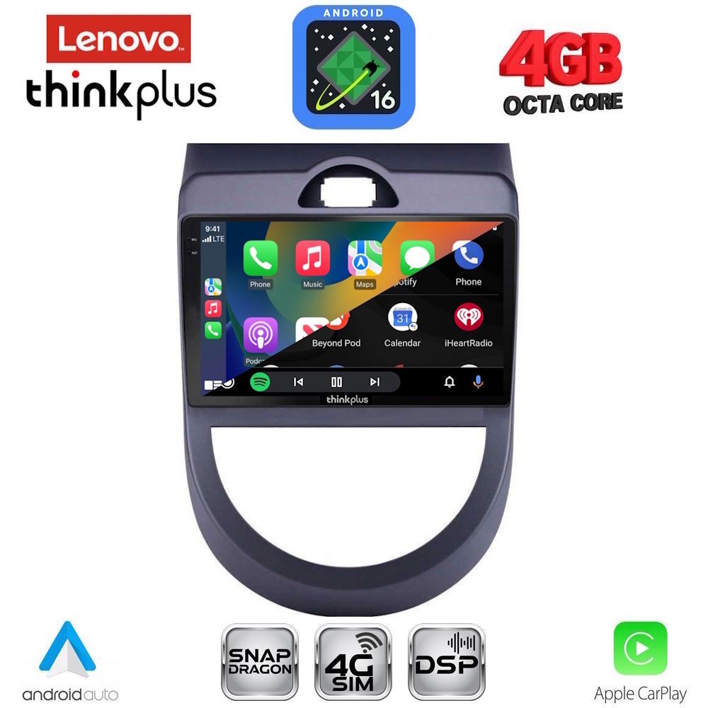 LENOVO LTG 7320_CPA (9inc) MULTIMEDIA TABLET for KIA SOUL mod. 2008-2013 LENOVO LTG 7320_CPA (9inc) MULTIMEDIA TABLET for KIA SOUL mod. 2008-2013