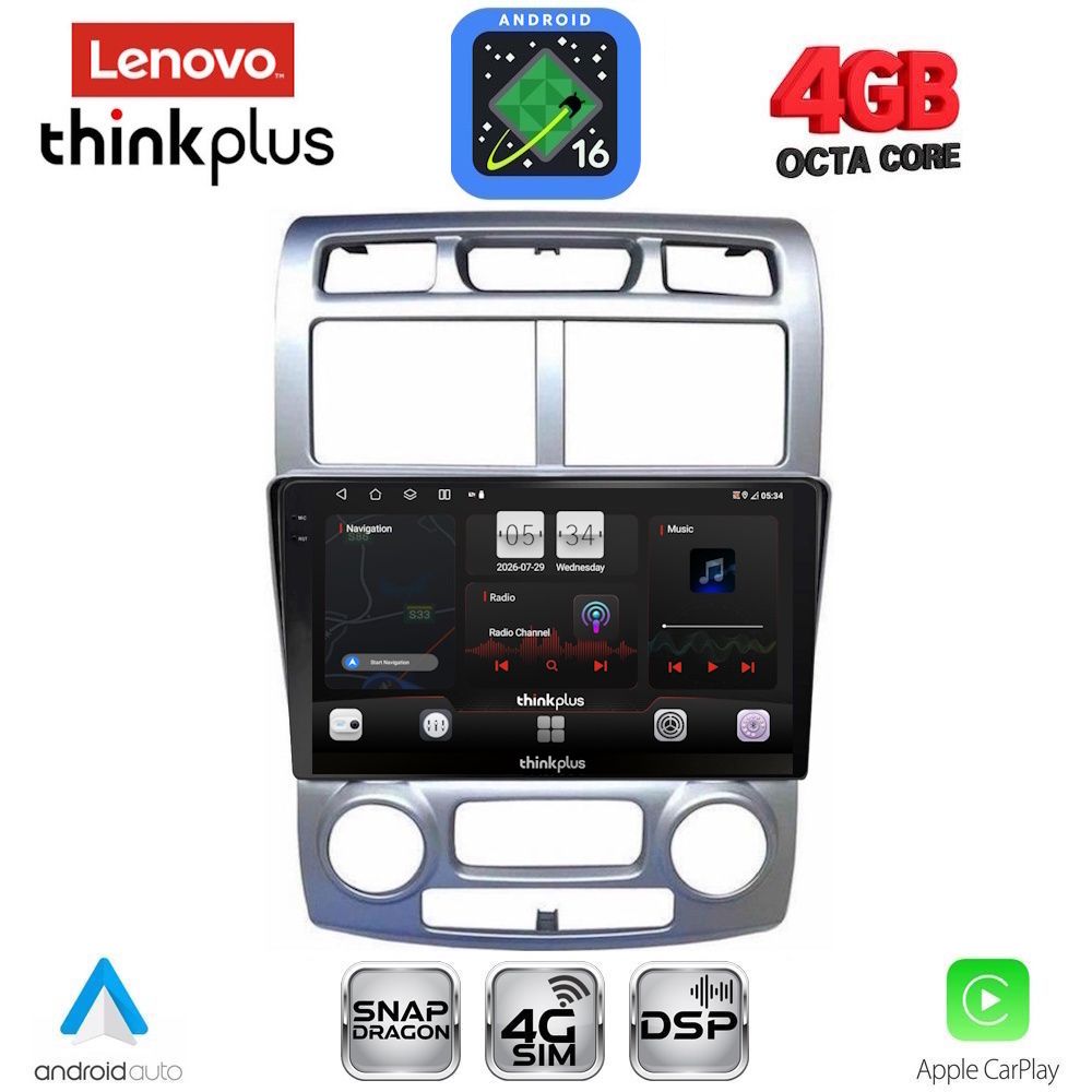 LENOVO LTG 7324CL_CPA (9inc) MULTIMEDIA TABLET for KIA SPORTAGE mod. 2004-2010 LENOVO LTG 7324CL_CPA (9inc) MULTIMEDIA TABLET for KIA SPORTAGE mod. 2004-2010