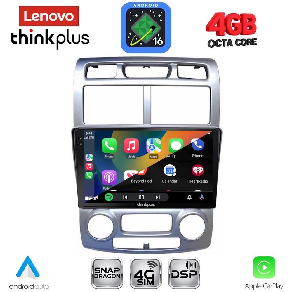 LENOVO LTG 7324CL_CPA (9inc) MULTIMEDIA TABLET for KIA SPORTAGE mod. 2004-2010 LENOVO LTG 7324CL_CPA (9inc) MULTIMEDIA TABLET for KIA SPORTAGE mod. 2004-2010